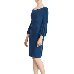 Lauren by RL Blue Bell Sleeve Dress - 10